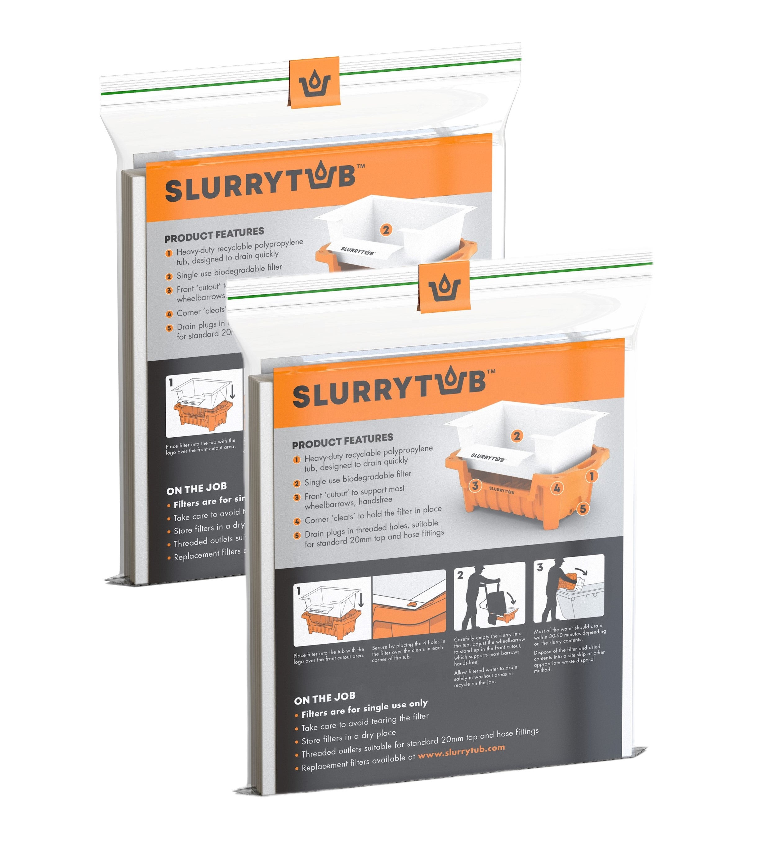 SLURRYTUB Filter Pack (12)